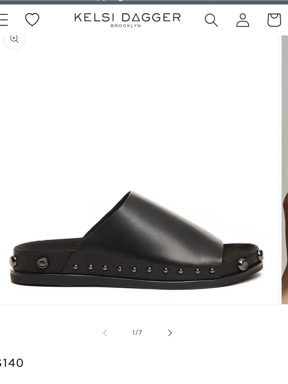 Kelsi Dagger Slide sandals